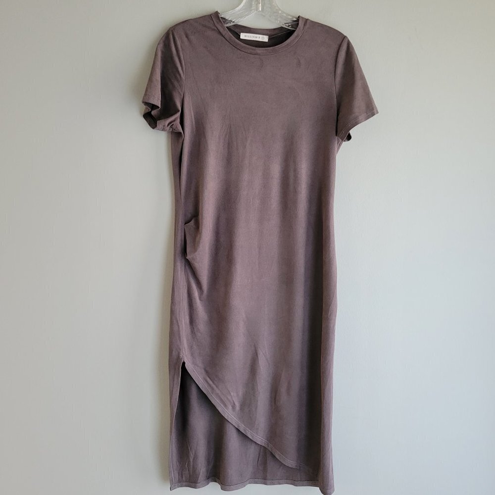 William B Short Sleeve Grey Dress Size S